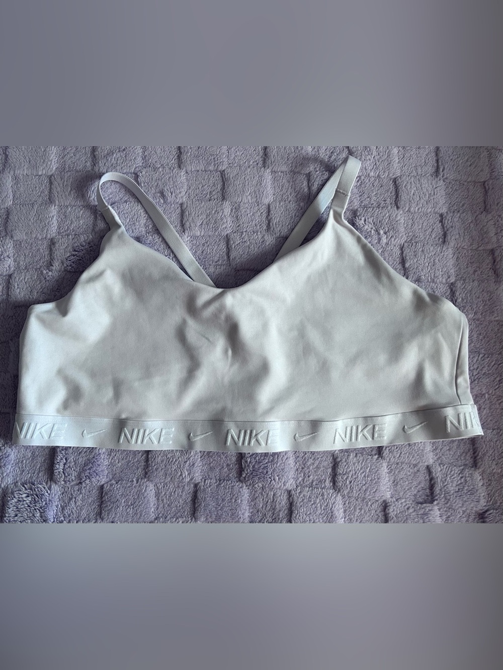 Nike Indy Light-Support White Sports Bra Size 3X